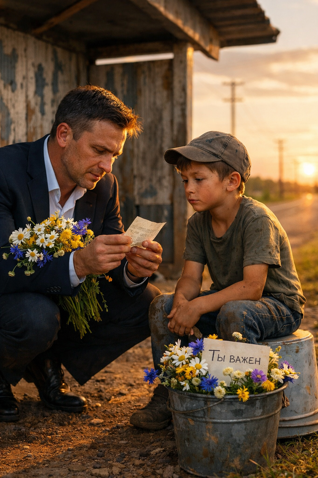 «Он дал мальчику лишние деньги — и пожалел об этом, прочитав записку из букета…»