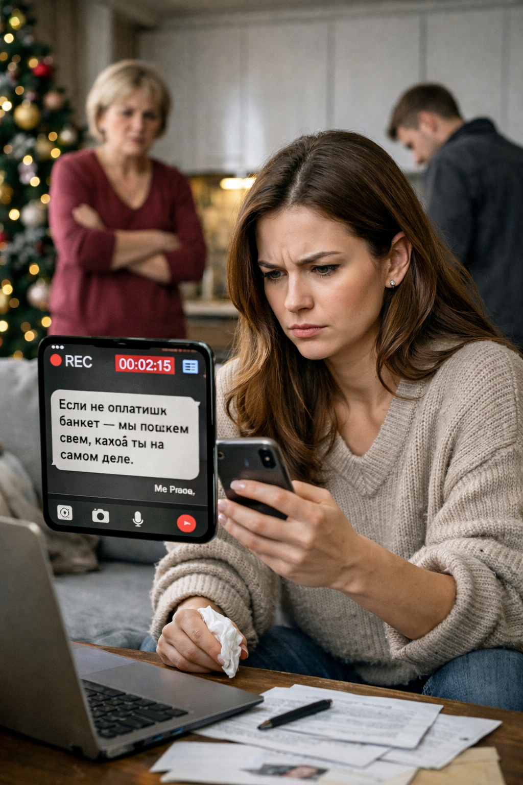 «Дай карточку, невестка»: свекровь хотела съесть мой Новый год… но не знала, что я уже нажала «СТОП»