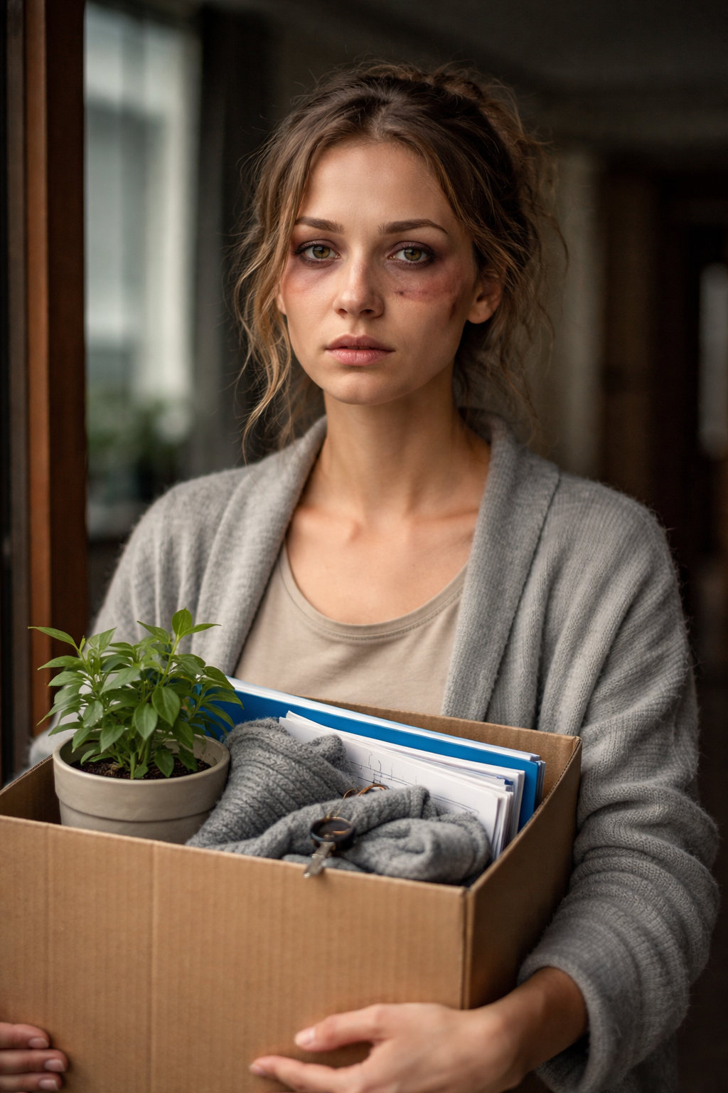 Она сама упала