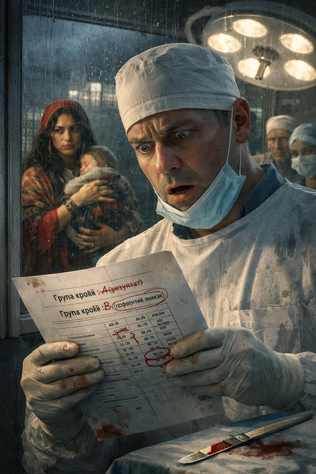 «Не ріж його…» — циганка з немовлям прошепотіла це в дощ, і хірург ОЦЕПЕНІВ, коли відкрив папери