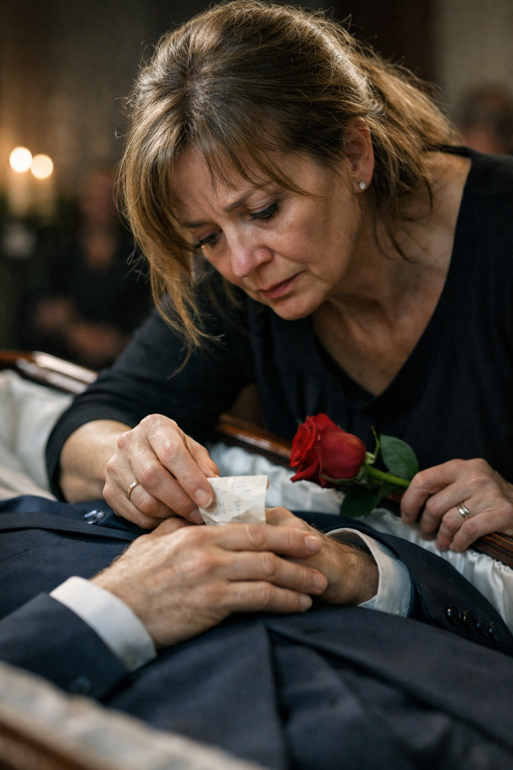 Записка в его ладонях: тайна, которую муж унёс с собой