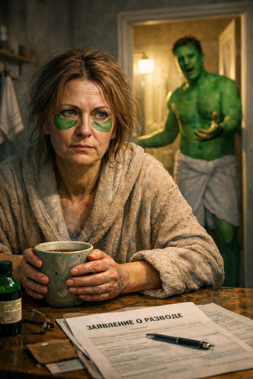 Он назвал меня «нищей мумией». Через час он уже не мог выйти из ванной