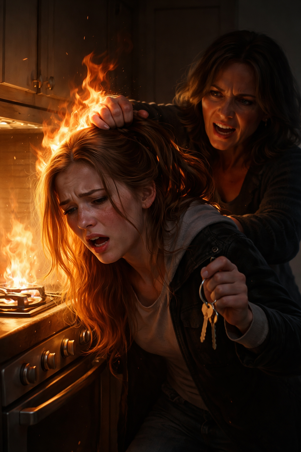 Она прижала моё лицо к огню и прошептала: ты мне должна… А через минуту я узнала правду, от которой кровь застыла в жилах