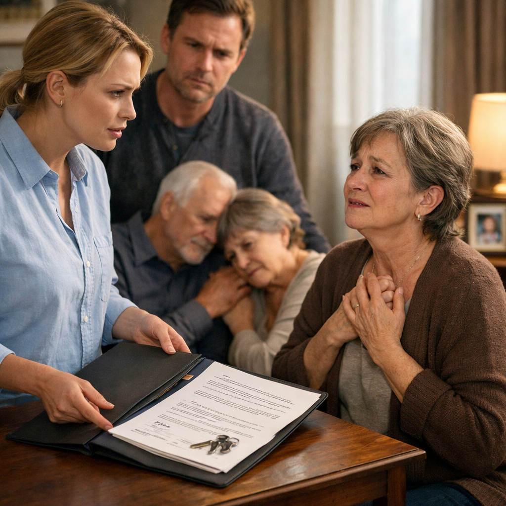 Она выгоняла моих родителей, думая, что здесь её трон