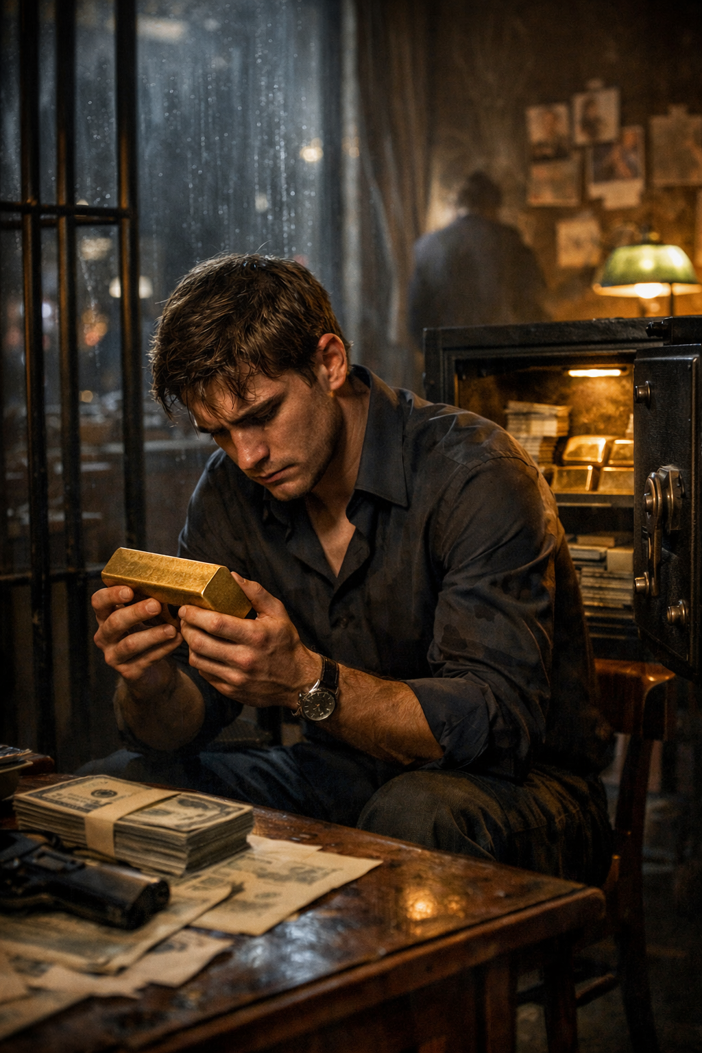 Он притворился спящим, чтобы поймать вора…