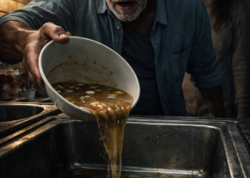 «Ви НЕ сліпнете… Вона вас “лікує”» — прошепотіла вулична дівчинка. А коли багатій вилив суп у раковину, світ розколовся навпіл…