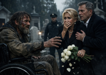 «Мамо… тату… я живий». На цвинтарі безхатько в інвалідному візку назвав себе їхнім сином — і правда виявилася настільки брудною, що в них потемніло в очах…