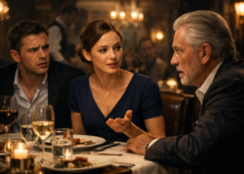 «Она — нищенка?» — прошептал миллионер по-итальянски. Но когда невестка ответила ему на том же языке… в ресторане стало тихо, как в морге