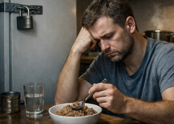 «Замок на холодильнике»: как муж решил “воспитать” жену — и в день 23 февраля получил самый дорогой ужин в своей жизни