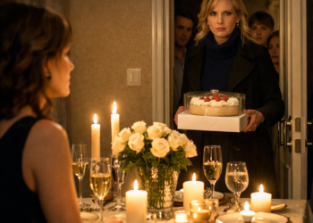 «Ого, вы для нас стол накрыли…» — сказала она. Но через десять минут в этой комнате стало так тихо, что даже свечи дрожали от стыда