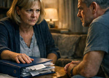 «Он назвал её гостьей в собственном доме. А потом увидел папку, которая могла оставить его без стен»