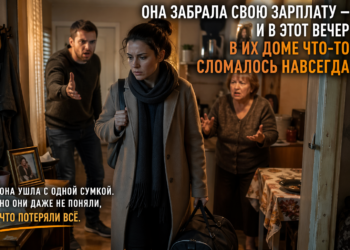 ОНА ЗАБРАЛА СВОЮ ЗАРПЛАТУ — И В ЭТОТ ВЕЧЕР В ИХ ДОМЕ ЧТО-ТО СЛОМАЛОСЬ НАВСЕГДА