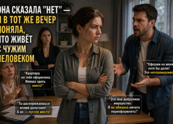ОНА СКАЗАЛА «НЕТ» — И В ТОТ ЖЕ ВЕЧЕР ПОНЯЛА, ЧТО ЖИВЁТ С ЧУЖИМ ЧЕЛОВЕКОМ