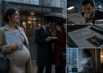 ОН СМЕЯЛСЯ, КОГДА ОНА ПОДПИСЫВАЛА РАЗВОД НА 8-М МЕСЯЦЕ… НО К ВЕЧЕРУ ЕГО УЛЫБКА СТАЛА ПРИГОВОРОМ