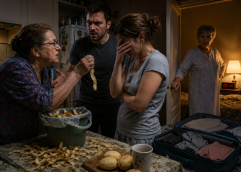 «Она считала картофельные очистки… пока сын не открыл шкаф и не увидел её настоящую тайну»