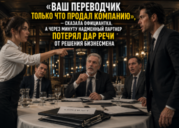 «— Он вас уже продал…» — прошептала официантка. Через семь минут миллиардер уничтожил собственного переводчика одной фразой