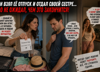ОН ВЗЯЛ С СОБСТВЕННОЙ ЖЕНЫ… И ОТДАЛ ЕЁ ОТПУСК СВОЕЙ СЕСТРЕ. Но он не знал, чем это закончится.
