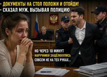 «— Документы на стол положи и отойди! — холодно сказал муж, вызывая полицию. Но через десять минут наручники защёлкнулись совсем не на тех руках…»
