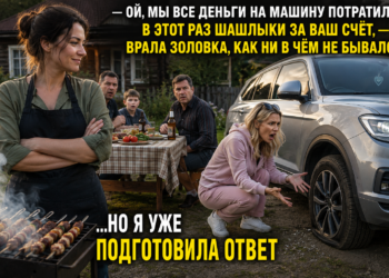 «— Денег нет, шашлыки за ваш счёт…» — усмехнулась золовка. А через три часа её новый внедорожник исчез с участка вместе с одним “маленьким” сюрпризом