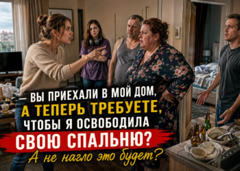 «— ВЫМЕТАЙСЯ ИЗ СПАЛЬНИ! — рявкнула гостья. Но она не знала, ЧЬЯ ИМЕННО квартира записана на меня…»