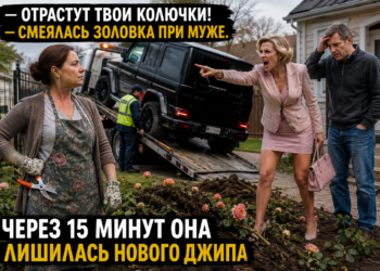 «ДА ПУСТЬ ОТРАСТУТ!» — ЗОЛОВКА РАЗДАВИЛА МОИ РОЗЫ И СМЕЯЛАСЬ ПРИ МУЖЕ… А ЧЕРЕЗ ПЯТНАДЦАТЬ МИНУТ ЕЁ НОВЫЙ ДЖИП УЕЗЖАЛ НА ЭВАКУАТОРЕ ПОД КРИКИ ВСЕЙ УЛИЦЫ