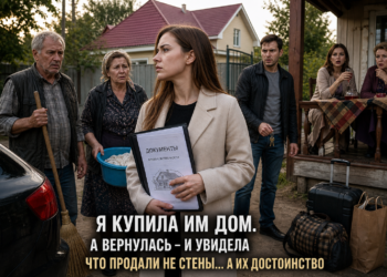«Я купила им дом. А вернулась — и увидела, что продали не стены… а их достоинство»