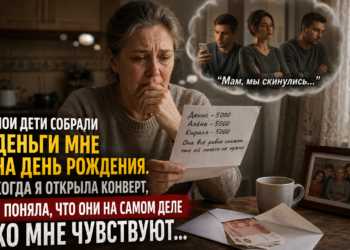 В Конверте Были Деньги. Но Между Купюрами Дети Спрятали То, Что Разбило Мать Окончательно