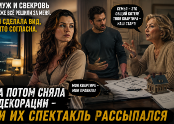 «Я СДЕЛАЛА ВИД, ЧТО СОГЛАСНА ПРОДАТЬ КВАРТИРУ… А ПОТОМ УСЛЫШАЛА, КАК СВЕКРОВЬ УЖЕ ДЕЛИТ МОИ КОМНАТЫ»