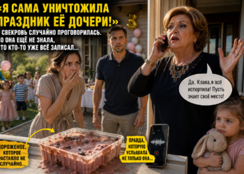 «Я САМА УНИЧТОЖИЛА ПРАЗДНИК ЕЁ ДОЧЕРИ!» — СВЕКРОВЬ СЛУЧАЙНО ПРОГОВОРИЛАСЬ. НО ОНА ЕЩЁ НЕ ЗНАЛА, ЧТО КТО-ТО УЖЕ ВСЁ ЗАПИСАЛ…