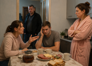 Она ворвалась к ним в шесть утра за наследством… но не знала, что Марина уже всё слышит
