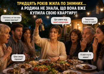 — «ТРИДЦЯТЬ РОКІВ, А ЖИВЕ ПО ЧУЖИХ КУТКАХ!» — РОДИНА СМІЯЛАСЯ ЗІ СВІТЛАНИ, НЕ ПІДОЗРЮЮЧИ, ЩО КЛЮЧІ ВІД ВЛАСНОЇ КВАРТИРИ ВЖЕ ЛЕЖАЛИ В ЇЇ СУМЦІ