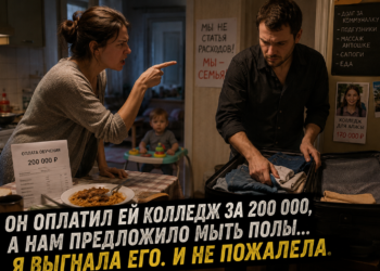 Он кормил жену макаронами, пока платил за чужую роскошь. Но одна забытая папка в чемодане уничтожила его уверенность