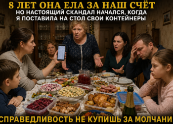 «ВОСЕМЬ ЛЕТ ОНА ЕЛА ЗА НАШ СЧЁТ. Но настоящий скандал начался, когда я поставила на праздничный стол собственные контейнеры»