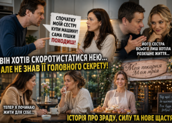 «Спочатку купиш машину моїй сестрі! А сама походиш пішки!» — сказав чоловік. Але він навіть не здогадувався, який секрет приховувала його рідня…
