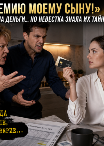 «ОТДАЙ ПРЕМИЮ МОЕМУ СЫНУ!» — СВЕКРОВЬ ДУМАЛА, ЧТО НЕВЕСТКА СЛОМАЕТСЯ. НО ОДНА ПРОВЕРКА В БАНКЕ УНИЧТОЖИЛА ВСЮ ИХ ИГРУ