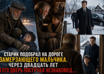 Старик спас замерзающего мальчика… А через двадцать лет незнакомец произнёс у его двери всего одну фразу