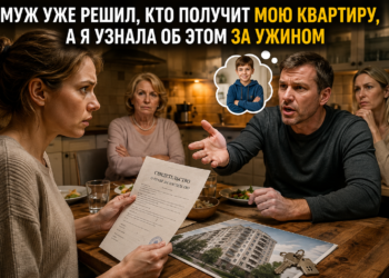 «КВАРТИРА УЖЕ НЕ ТВОЯ»: МУЖ ТАЙНО ПОКАЗАЛ МОЁ НАСЛЕДСТВО БУДУЩЕМУ ХОЗЯИНУ — НО ОН НЕ ЗНАЛ, ЧТО ТЁТЯ ОСТАВИЛА ЕЩЁ ОДИН ДОКУМЕНТ
