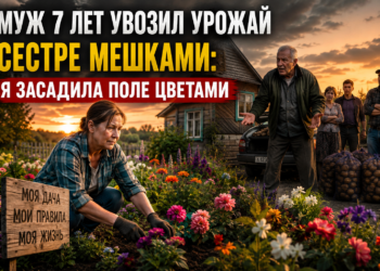 МУЖ СЕМЬ ЛЕТ РАЗДАВАЛ МОЙ УРОЖАЙ СВОЕЙ СЕСТРЕ. НО ВЕСНОЙ ОН ПРИЕХАЛ НА ДАЧУ — И НЕ УВИДЕЛ НИ ОДНОЙ ГРЯДКИ