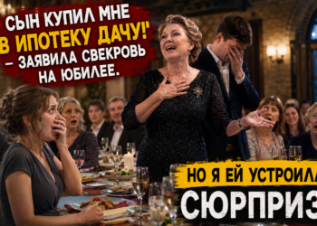 «СЫН КУПИЛ МНЕ ДАЧУ В ИПОТЕКУ!» — ГОРДО ОБЪЯВИЛА СВЕКРОВЬ НА ЮБИЛЕЕ. Я УЛЫБНУЛАСЬ… И ДОСТАЛА ИЗ СУМКИ ТО, ПОСЛЕ ЧЕГО МУЖ ПОБЛЕДНЕЛ