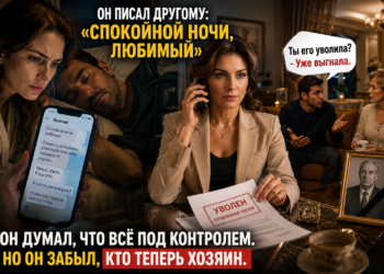 «СПОКОЙНОЙ НОЧИ, ЛЮБИМЫЙ»: Ирина прочитала сообщение в телефоне мужа — но настоящий удар ждал его после возвращения домой