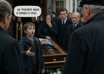 На похоронах помещика мальчик назвал его отцом