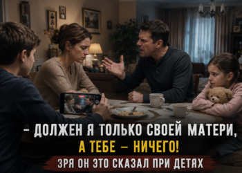 «— Я никому ничего не должен…» — сказал муж при детях. Но уже на следующий день пожалел о каждом своём слове