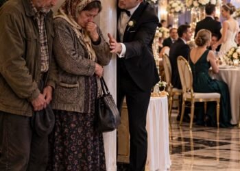 ОН СПРЯТАЛ СВОИХ РОДИТЕЛЕЙ В УГЛУ СВАДЬБЫ, КАК ПОЗОР. НО ТО, ЧТО СДЕЛАЛ ОТЕЦ НЕВЕСТЫ, УВИДЕВ ИХ РУКИ, ЗАСТАВИЛО ЗАМОЛЧАТЬ ВЕСЬ ЗАЛ